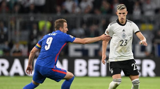 Hasil UEFA Nations League Jerman Vs Inggris : Kane Sang Penyelamat