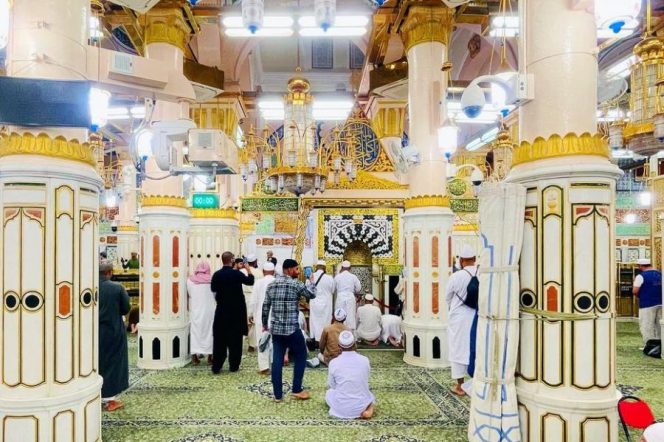 
 Syarat Masuk ke Raudhah Bagi Para Jemaah Haji. (celebritie/Bogordaily.net)
