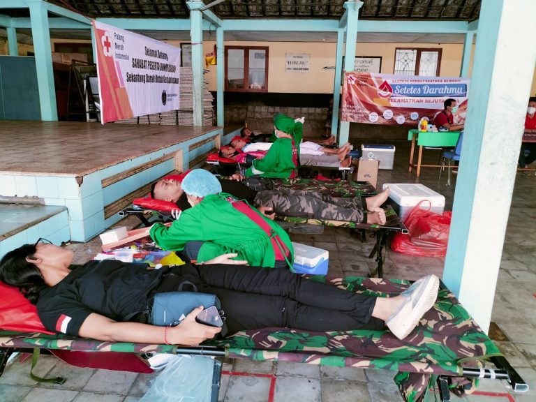 Kodim Klungkung Dukung Donor Darah Komunitas Bali Shanti