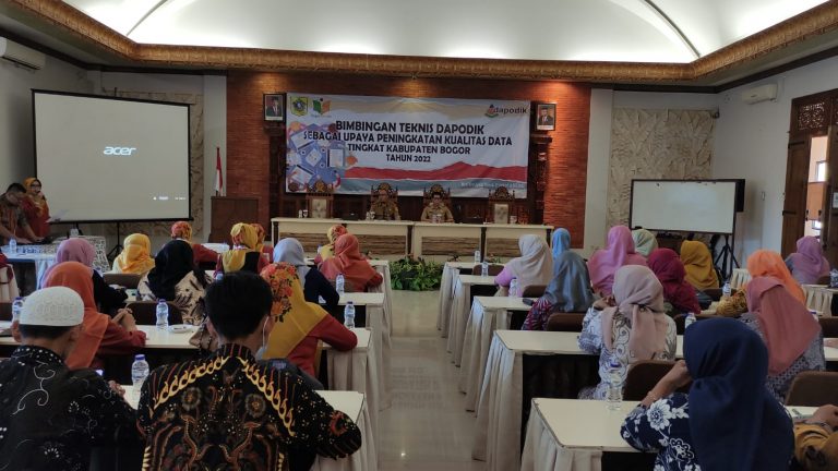 Disdik Kabupaten Bogor Gelar Bimtek Dapodik Untuk Kepala Sekolah SD