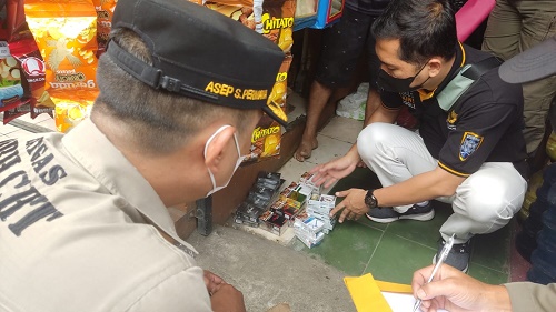Satgas Gabungan Berhasil Amankan Rokok Cukai Ilegal di Kota Bogor