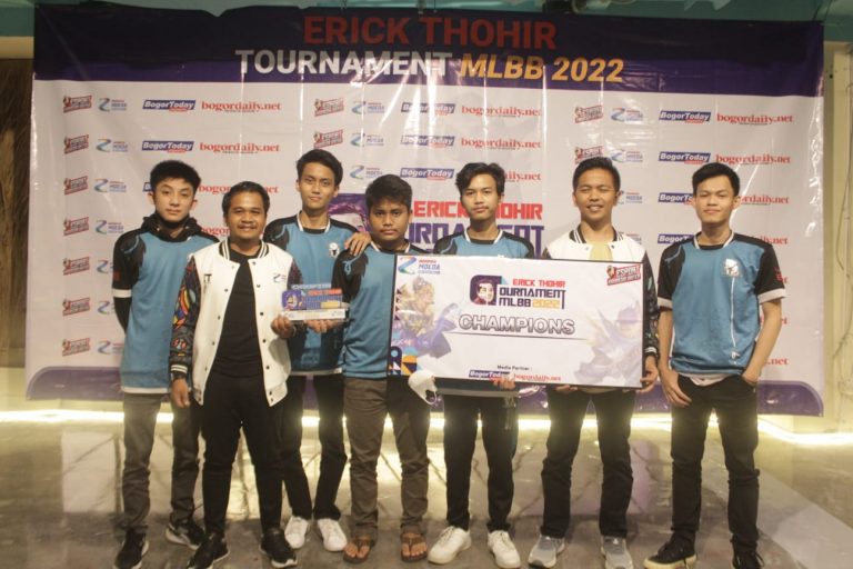 Skuat Yasbih Esports Berhasil Juarai Turnament Indonesia Moeda Erick Thohir MLBB 2022