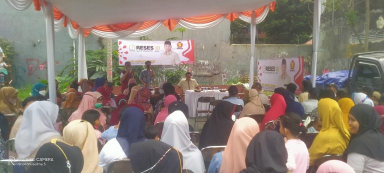 Babinsa Kelurahan Cilendek Barat Hadiri Undangan Reses Anggota DPRD Provinsi