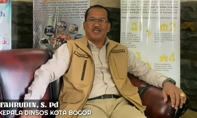 
 Kepala Dinas Sosial Kota Bogor, Fahrudin.(Istimewa/Bogordaily.net)