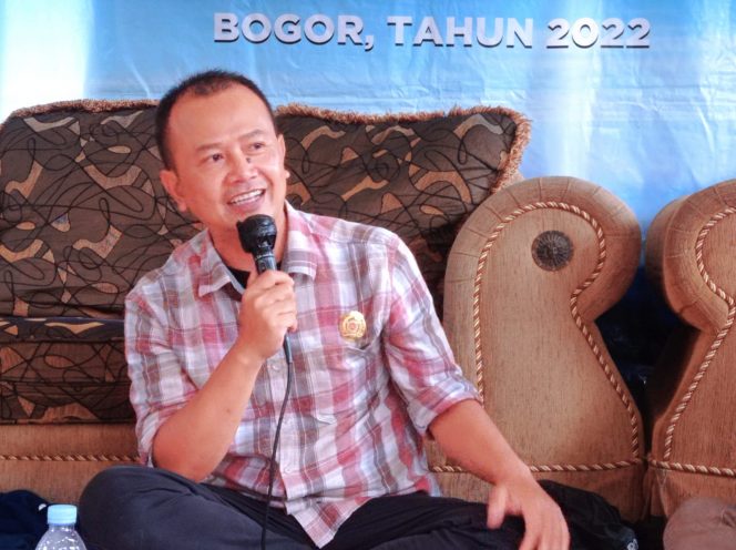 
 Ketua Karang Taruna Kabupaten Bogor, Irfan Darajat. (Heri/Bogordaily.net)