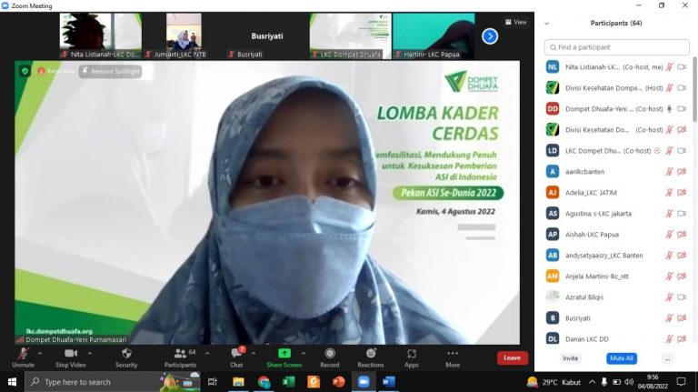 LKC-DD Gelar Lomba Kader Cerdas, Mendukung Penuh ASI di Indonesia