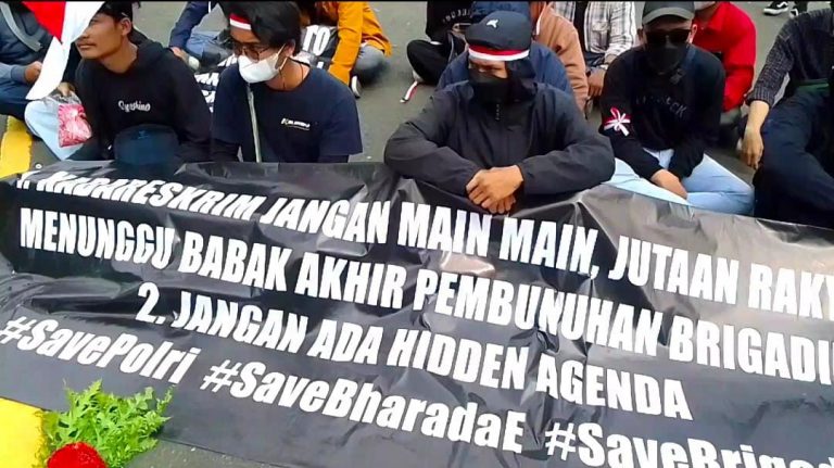 Mahasiswa Bogor Demo Kasus Ferdy Sambo, Minta Kapolri Usut Tuntas dan Transparan