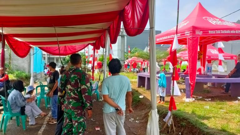 Meriahkan HUT ke-77 RI, Babinsa Kota Bogor Gelar Giat Perlombaan Anak-Anak