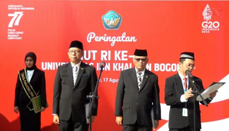 UIKA Bogor Gelar Upacara Peringatan Hari Kemerdekaan Republik Indonesia ke-77