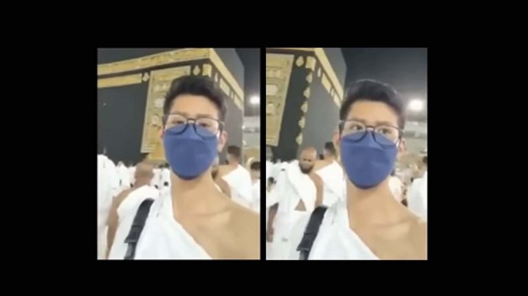 Viral Wanita Nyamar Pakai Ihram Pria saat Umrah di Depan Ka’bah