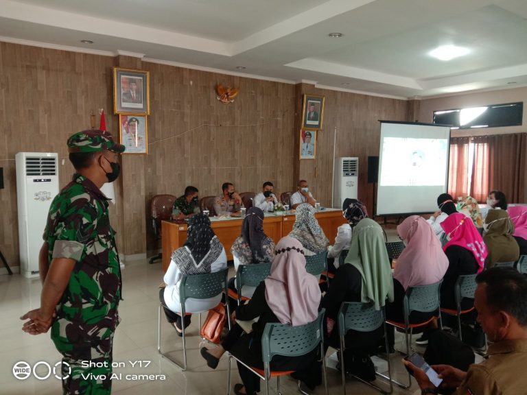 Babinsa Kebon Pedes Hadiri Sosialisasi Penurunan Stunting Tingkat Kecamatan