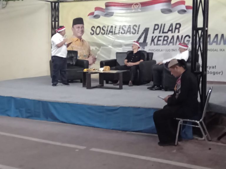 Sertu Setyo Budi Hadiri Kegiatan Sosialisasi 4 Pilar Kebangsaan