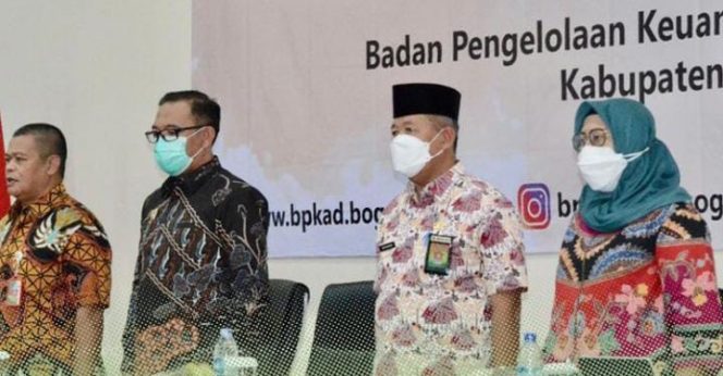 
 Plt Bupati Bogor Iwan Setiawan Bersama Sekretaris Daerah Kabupaten Bogor dan Unsur Forkopimda. (Istimewa/Bogordaily.net)