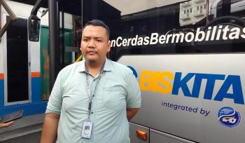 Manager BisKota Transpakuan Gery Widiana. (Ibnu/Bogordaily.net)