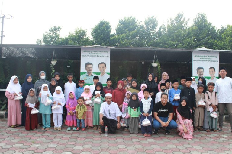 Sambut Tahun Baru Islam, Minaqu Santuni Puluhan Anak Yatim