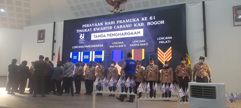 Kwarcab Kabupaten Bogor Gelar Peringatan Hari Pramuka ke-61