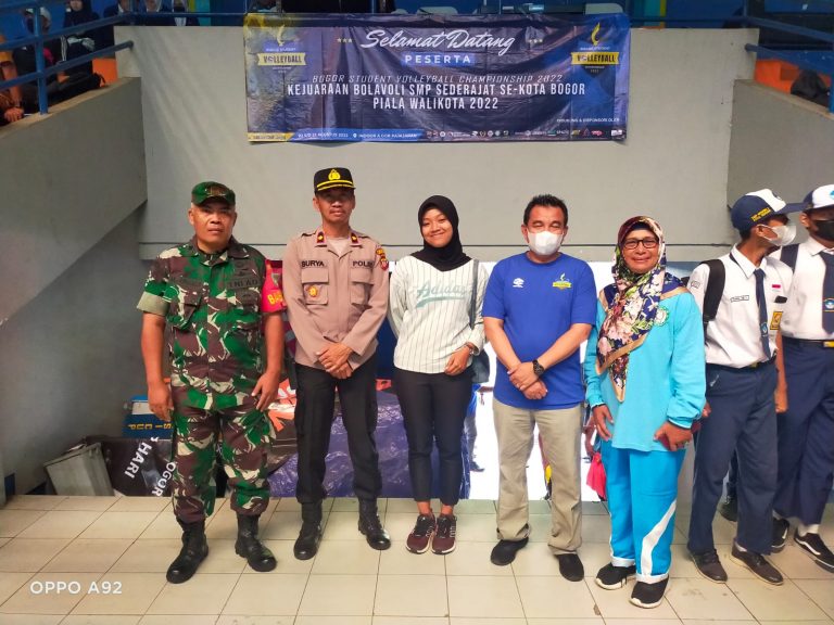 Turnamen Bola Voli Tingkat SMP se-Kota Bogor, Peltu Memed Lakukan Pengamanan