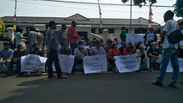 Demo PN Cibinong Bogor, Forum Warga Kirab Remaja Menolak Pembatalan SHM