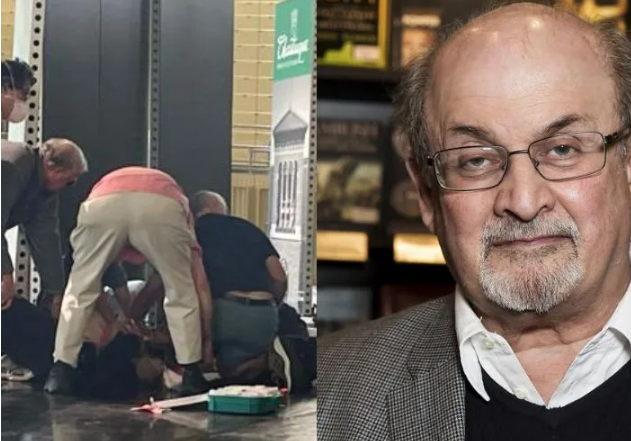 
 Geger! Penulis Novel Salman Rushdie Ditikam di Atas Panggung