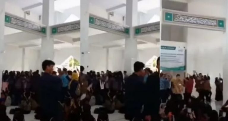 Heboh, Muda-Mudi Asik Joget ‘Ojo Dibandingke’ di Dalam Masjid