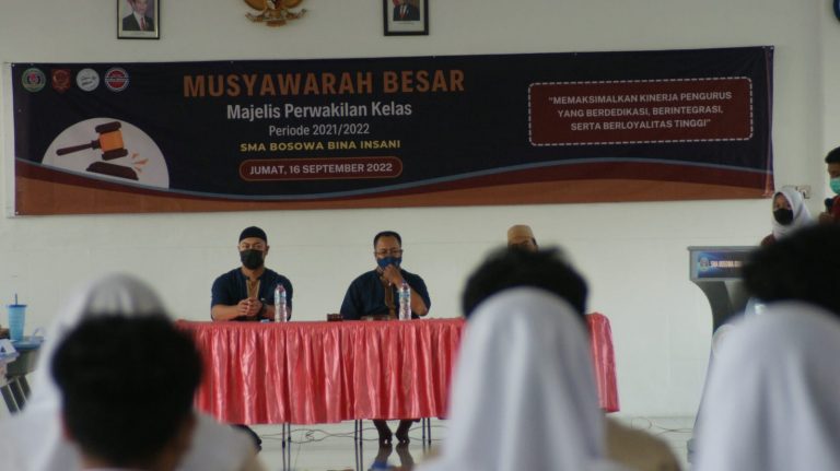 SMA Bosowa Bina Insani Gelar Mubes, Inilah Ketua OSIS dan MPK Terpilih