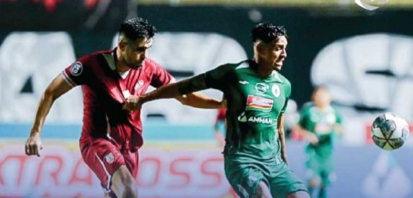 
 Duel PSS Sleman vs Persis Solo dalam laga pekan kesembilan BRI Liga 1 2022-2023 di Stadion Stadion Maguwoharjo, Sleman, Yogyakarta, Sabtu (10/9/2022) malam WIB. [Twitter/@Liga1Match]