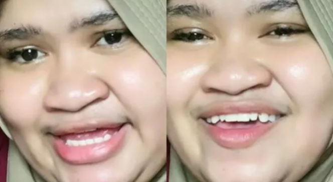 
 Wanita ini viral berkat nyanyikan lagu 'Begitu Syulit Lupakan Rehan'. (TikTok/ binirehan1)