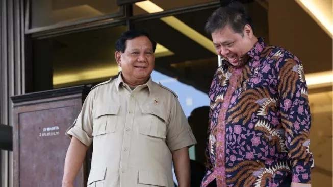 Ketemuan Empat Mata, Prabowo dan Airlangga Bahas Pilpres 2024?