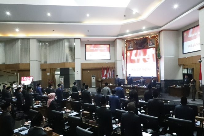 
 Rapat Paripurna DPRD Kabupaten Bogor, Rabu 14 September 2022. (Diskominfo Kab Bogor/Bogordaily.net)
