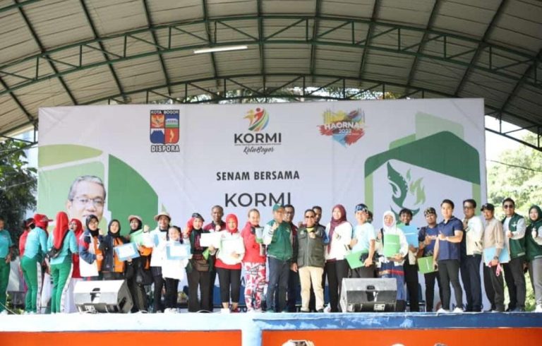 KORMI Kota Bogor Adakan Senam Massal bersama Pegiat Olahraga
