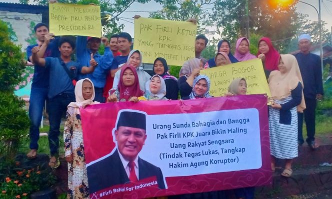 
 Sahabat FBI Kota Bogor deklarasi dorong Ketua KPK maju di Pilpres 2024. (Istimewa/Bogordaily.net)