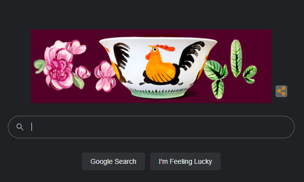 Makna Mangkuk Ayam Jago yang Jadi Google Doodle Hari Ini