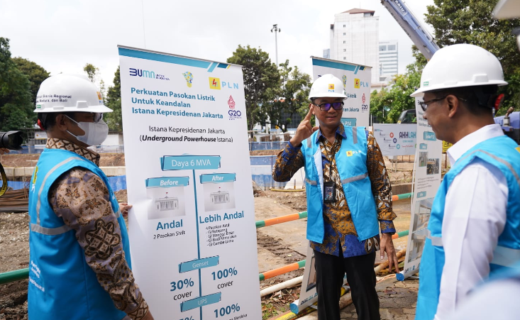 PLN Revitalisasi Jaringan Kelistrikan Istana Kepresidenan Jakarta