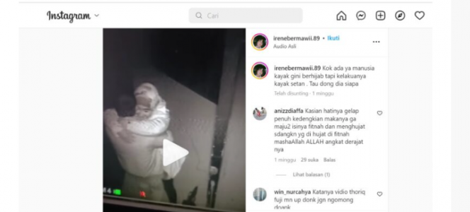 
 Video Viral Icha Bermesraan, Selebgram Marissa Icha Diburu