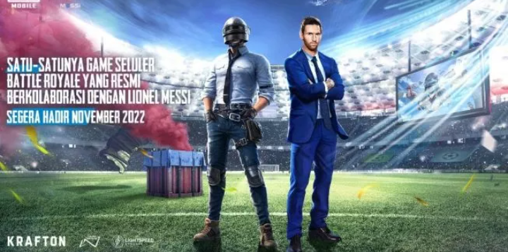 PUBG Mobile Kolaborasi Dengan Lionel Messi