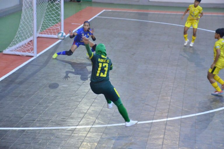 Porprov XIV Jabar 2022 : Tim Futsal Putri Kabupaten Bogor Menang Telak