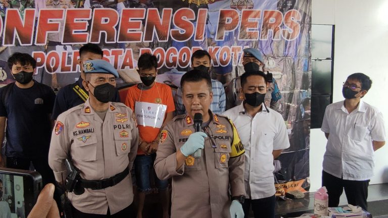 Polresta Bogor Kota Cokok Pelaku Pembunuhan di Jembatan Pakuan