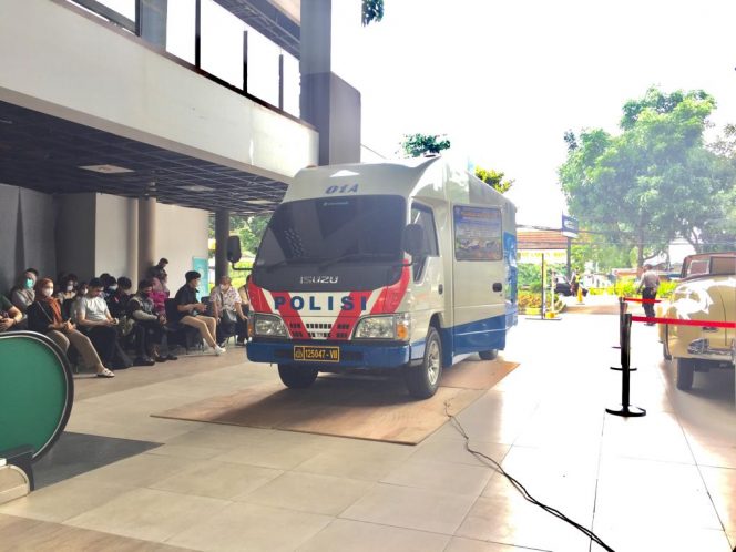 
 Layanan SIM Keliling Polresta Bogor Kota.(Ibnu/Bogordaily.net)