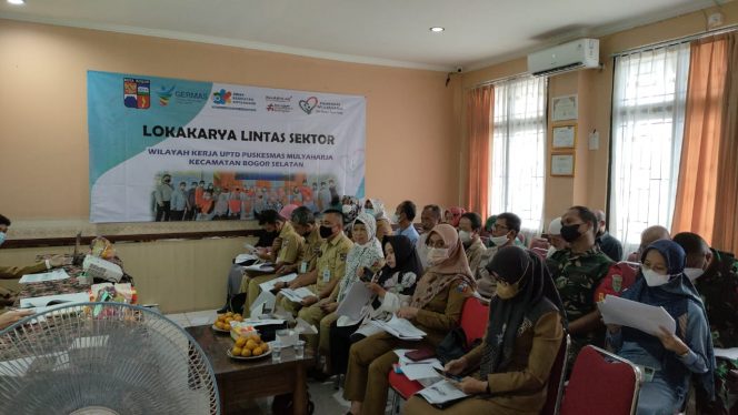   rtu Yudi Hartanto Saat Menghadiri Kegiatan Musyawarah di Aula Puskesmas Mulyaharja, Kota Bogor. (Istimewa/Bogordaily.net)