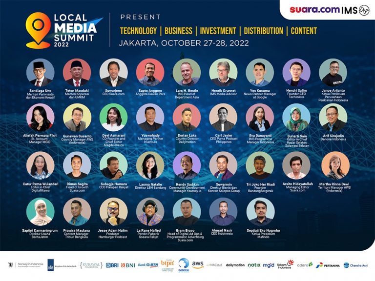 Ratusan Media Lokal dan Puluhan Partner Berkolaborasi di Local Media Summit 2022
