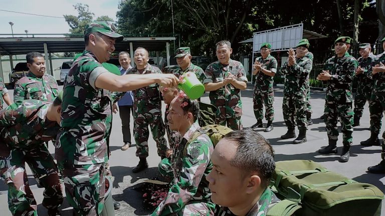 Kodim 0606 Kota Bogor Gelar Tradisi Satuan Penerimaan Personel Baru