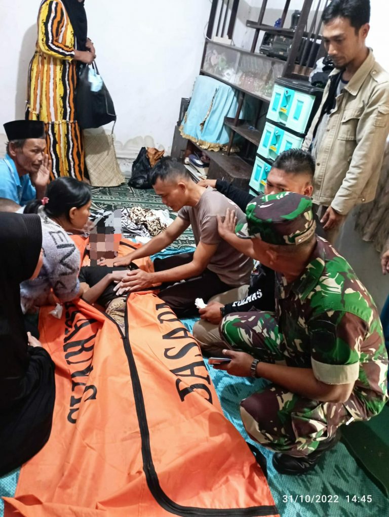 Penemuan Korban Hanyut, Danramil 0603 Bogor Timur Turut Berduka
