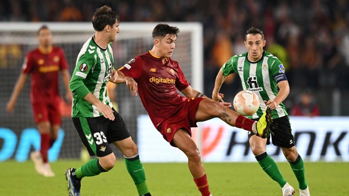Hasil Liga Eropa 2022/2023: AS Roma vs Real Betis Berakhir Tanpa Pemenang