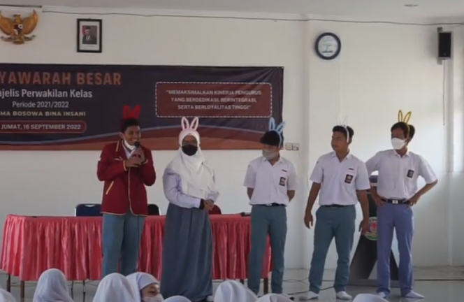 SMA Bosowa Bina Insani Gelar Pemilihan Ketua Osis Dan MPK