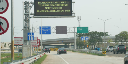 
 Jalan Tol Serpong-Balaraja. (Neraca Ekonomi/Bogordaily.net)