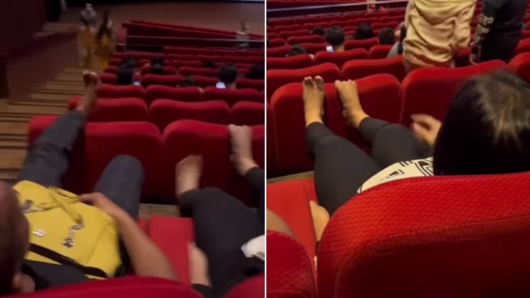 Viral Penonton Bioskop Angkat Kaki ke Bangku