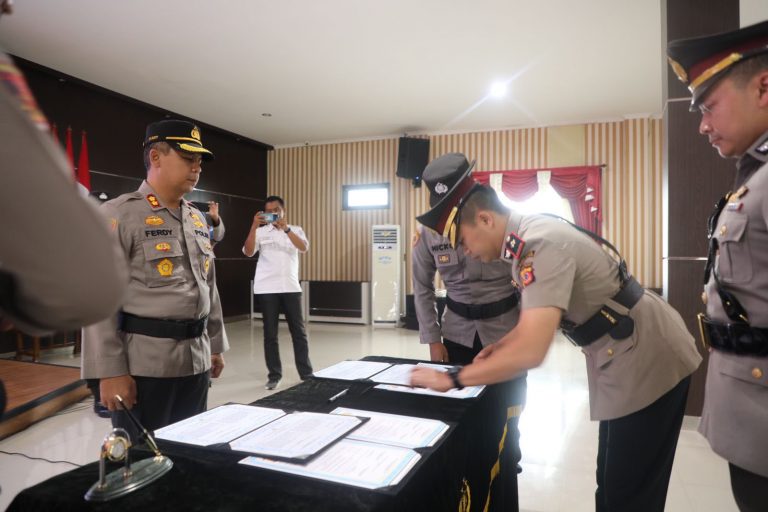 Polresta Bogor Kota Rotasi Dua Perwira, Kasat Reskrim & Polsek Botim Ganti Pimpinan