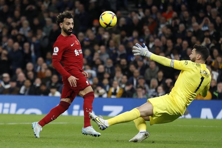 Hasil Tottenham Hotspur vs Liverpool: Mohamed Salah Borong Gol
