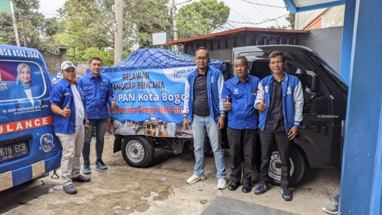 DPD PAN Kota Bogor Kirim Bantuan di Titik Belum Tersentuh di Cianjur