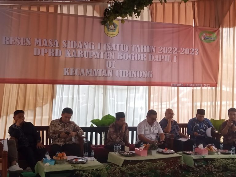 Reses Masa Sidang I DPRD Kabupaten Bogor, Fokuskan Infrastrukur Pendidikan hingga Penanganan Banjir di Kecamatan Cibinong